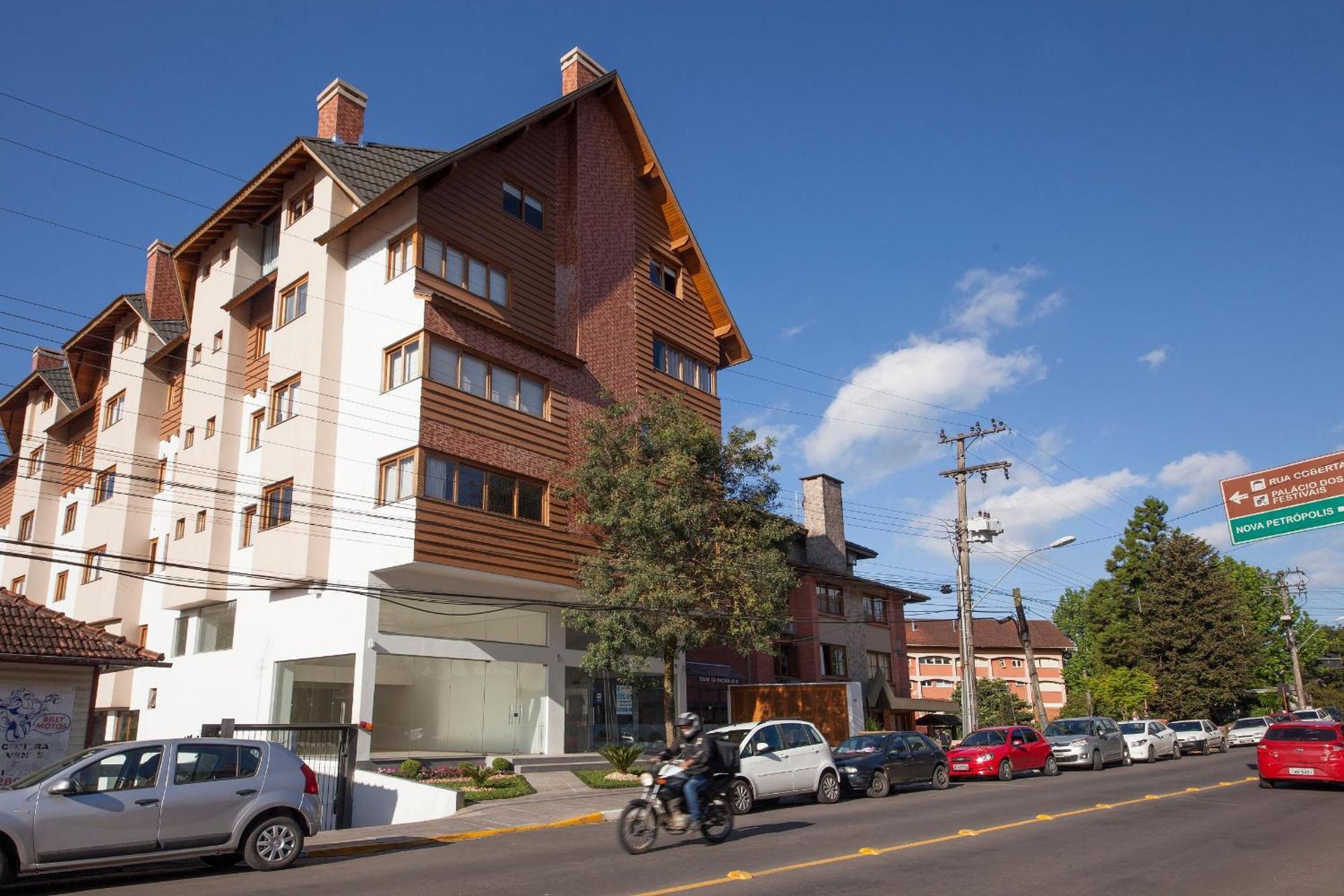 400 Metros, Rua Coberta - Centro - Solar Da Encosta Lejlighed Gramado Eksteriør billede